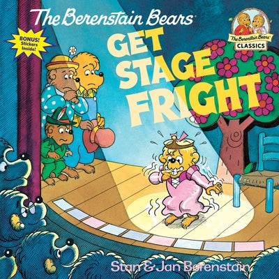 Paperback of The Berenstain Bears Get Stage Fright by Random House Books for Young Readers showing the book cover with colorful illustrations.