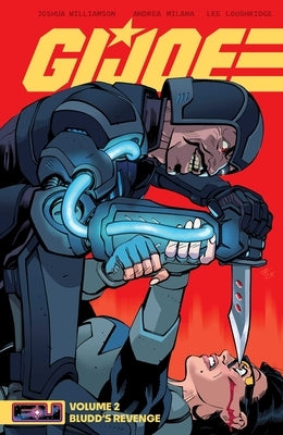 Paperback of G.I. Joe Vol. 2: Bludd's Revenge by Image Comics, featuring comic book cover art with characters and vivid colors.