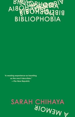 Paperback of Bibliophobia: A Memoir by Random House Trade, showing the book cover with title and author details.
