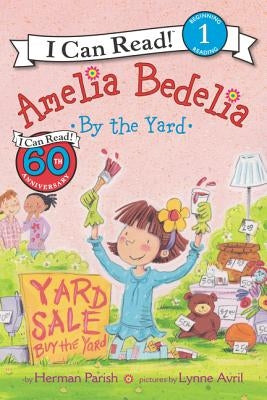 Paperback of Amelia Bedelia by the Yard book by Greenwillow Books, showing the colorful cover with illustrations.