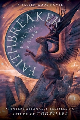 Paperback Faithbreaker novel by Harper Voyager featuring dark fantasy cover art with a mysterious, shadowy figure.