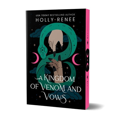Paperback of A Kingdom of Venom and Vows Deluxe Edition by Sourcebooks Casablanca, featuring the book cover with intricate artwork.