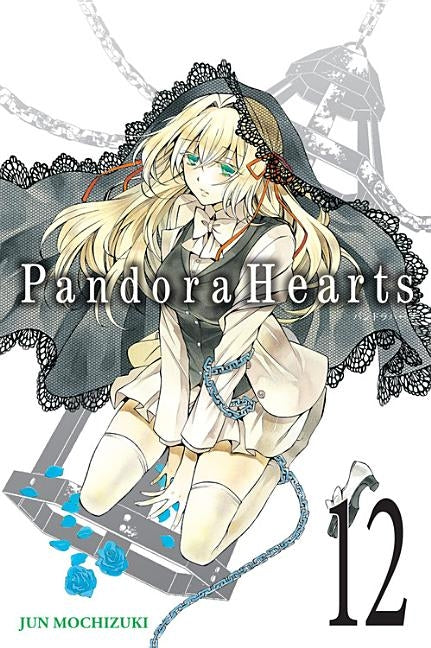 Paperback of Pandora Hearts Volume 12 manga by Yen Press, featuring cover art with characters from the series.