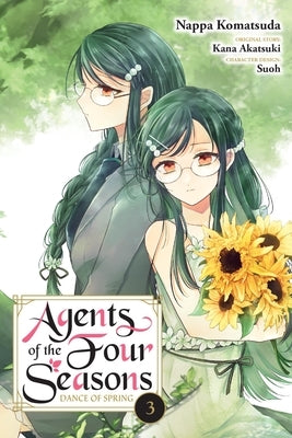 Paperback of Agents of the Four Seasons: Dance of Spring Vol. 3 manga by Yen Press, featuring colorful cover art.