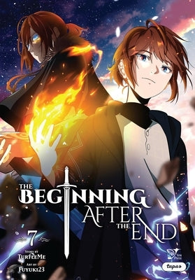 Paperback of The Beginning After the End, Vol. 7 comic by Yen Press showing the cover with colorful artwork.
