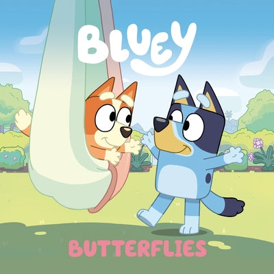 Paperback of Bluey: Butterflies by Penguin Young Readers Licenses featuring colorful butterfly illustrations on the cover.