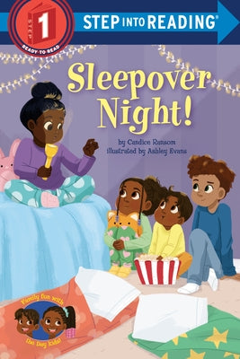 Paperback of Sleepover Night! by Random House Books for Young Readers, featuring colorful cover art and playful nighttime scene.