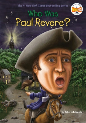 Paperback book titled "Who Was Paul Revere?" by Penguin Workshop, featuring a historical illustration on the cover.