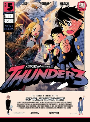 Paperback of Thunder 3 Volume 5 manga by Vertical Comics, showing the book cover with vibrant artwork and title.