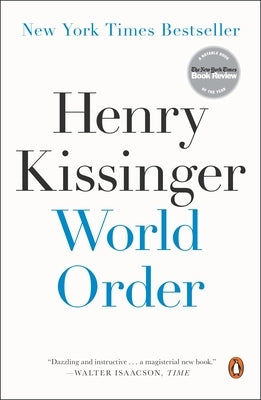 Paperback of "World Order" by Penguin Books, featuring the book cover with title and author details.