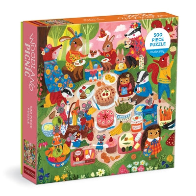 Woodland Picnic 500 Piece Family Puzzle Other Galison