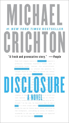 Mass market paperback of "Disclosure" by Ballantine Books featuring the book cover with title and author name.