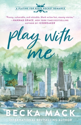 Paperback of Play with Me: A Playing for Keeps hockey romance by Zando Slowburn, featuring a hockey-themed cover design.