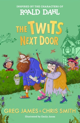 Paperback copy of The Twits Next Door by Penguin Young Readers Group, featuring colorful cover art.