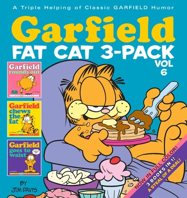 Garfield Fat Cat 3-Pack paperback books by Random House Worlds featuring colorful comic book covers with Garfield illustrations.