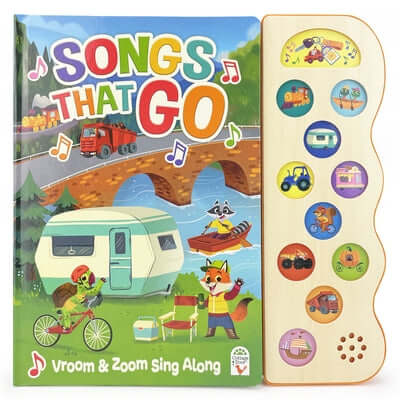 Songs That Go: Vroom & Zoom Sing Along Board Book Cottage Door Press
