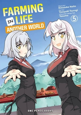 Paperback of Farming Life in Another World Volume 5 by One Peace Books, featuring the cover illustration.