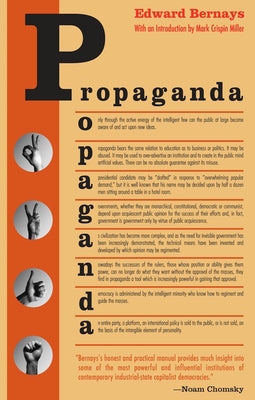 Paperback of Propaganda book by Ig Publishing featuring abstract cover art with bold typography and vibrant colors.