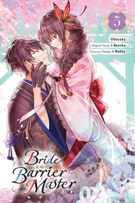 Paperback manga volume 5 of Bride of the Barrier Master by Yen Press, featuring cover art with characters and title text.