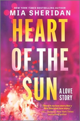 Paperback of "Heart of the Sun" by Canary Street Press showing the book cover with warm sunset imagery.