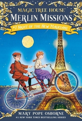 Paperback of Night of the New Magicians by Random House Books for Young Readers, featuring a colorful magical-themed cover.