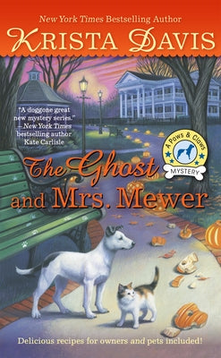 Cover image of "The Ghost and Mrs. Mewer" mass market paperback by Berkley Books, featuring a spooky ghost and a cat.