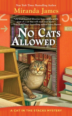 Cover of "No Cats Allowed" mass market paperback by Berkley Books featuring a colorful, illustrated design on the front.