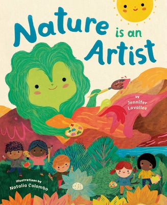 Paperback "Nature Is an Artist" by Greystone Kids featuring colorful nature-inspired illustrations on the cover.