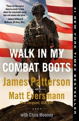Paperback of "Walk in My Combat Boots" by Little Brown and Company, featuring the book cover with bold title and soldier imagery.