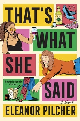 Paperback copy of "That's What She Said" by Avon Books, with a close-up of the book cover featuring bold typography.