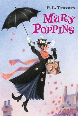 Paperback Mary Poppins book by Clarion Books featuring colorful cover art with illustrations of Mary Poppins and her umbrella.