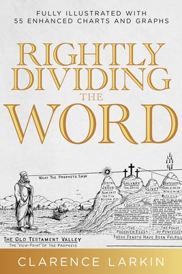 Paperback book titled "Rightly Dividing the Word" by Whitaker House, featuring colorful charts and graphics on the cover.