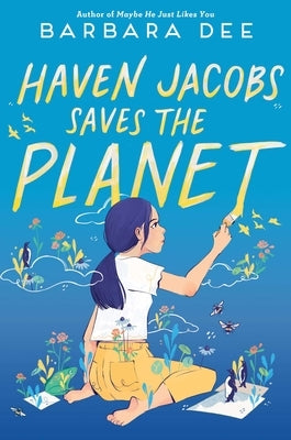 Paperback of Haven Jacobs Saves the Planet by Aladdin Paperbacks, featuring a colorful cover illustration of a girl and environmental themes.
