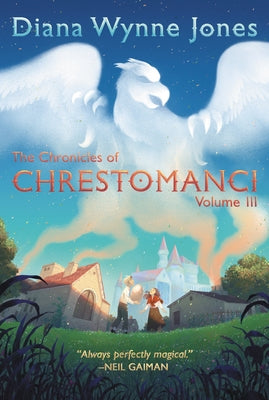Paperback copy of The Chronicles of Chrestomanci, Vol. III by Greenwillow Books, showing the front cover with colorful fantasy artwork.
