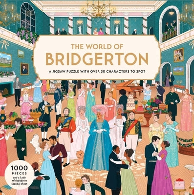 The World of Bridgerton 1000 Piece Puzzle: A 1000-Piece Jigsaw Puzzle with Over 30 Characters to Spot Other Laurence King
