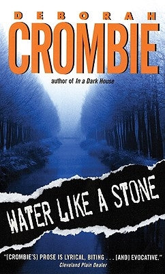 Mass market paperbound of "Water Like a Stone" by William Morrow & Company, featuring the book cover with title and author.