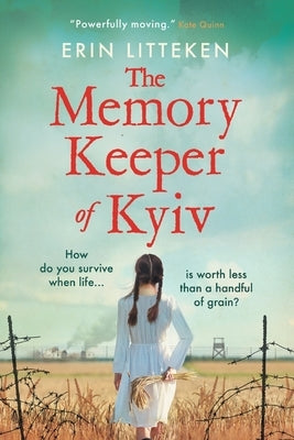 Paperback copy of The Memory Keeper of Kyiv by Boldwood Books Ltd, featuring a cover with cityscape and historical imagery.