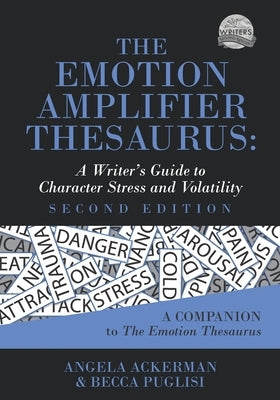 Paperback of The Emotion Amplifier Thesaurus by Jadd Publishing, a writer's guide to character stress and emotional volatility.