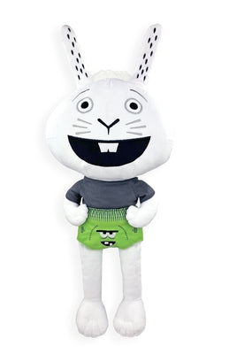 Plush Creepy Pair of Underwear from MerryMakers, giant soft stuffed underwear with creepy design, perfect for Halloween or novelty collection.