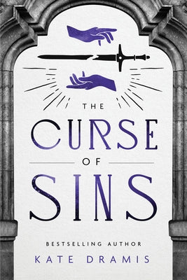 Paperback copy of The Curse of Sins by Sourcebooks Casablanca, featuring the book cover with dark, gothic artwork.