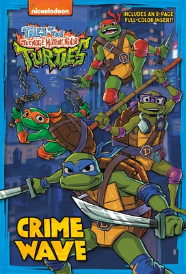 Paperback of Crime Wave Tales of the Teenage Mutant Ninja Turtles by Random House Books for Young Readers featuring a colorful cover illustration.