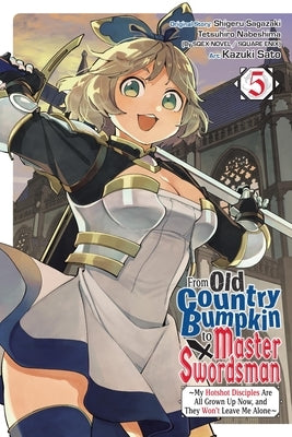 Paperback of "From Old Country Bumpkin to Master Swordsman, Vol. 5" by Yen Press, featuring the book cover with artwork and title.