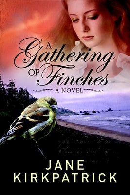 A Gathering of Finches paperback book by Multnomah Books showing a colorful cover with a flock of finches in flight.