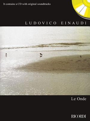 Paperback of Ludovico Einaudi's Le Onde music book with Ricordi branding, shown alongside a CD of original album tracks.