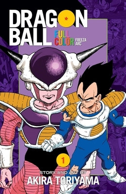 Paperback of Dragon Ball Full Color Freeza Arc, Vol. 1 by Viz Media featuring colorful cover art with characters from the series.