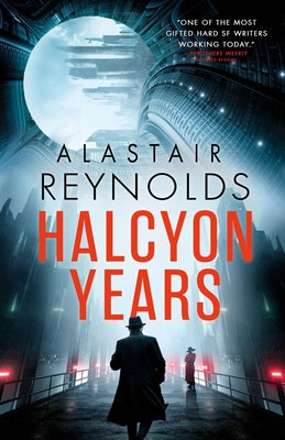 Paperback edition of Halcyon Years by Orbit, featuring a colorful cover with vintage-inspired artwork.