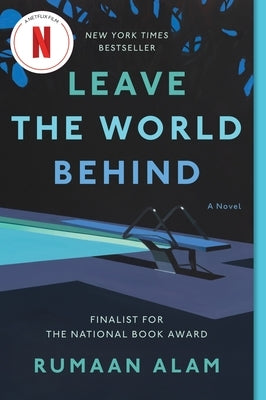 Paperback of "Leave the World Behind" by Ecco Press featuring the book cover with title and author’s name.