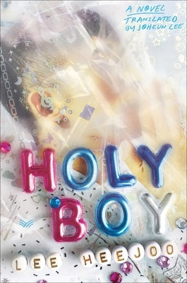 Holy Boy paperback novel by Harpervia featuring a colorful cover illustration, designed for literary fiction readers.