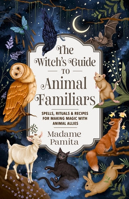 Paperback of The Witch's Guide to Animal Familiars by Hay House LLC showing the book cover with mystical illustrations.