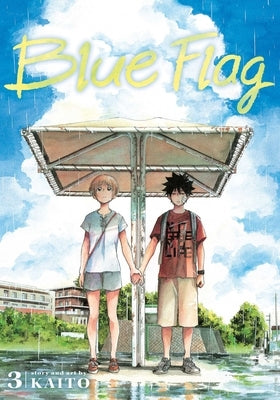 Blue Flag Volume 3 paperback manga by Viz Media, featuring the book cover with artwork and title text visible.